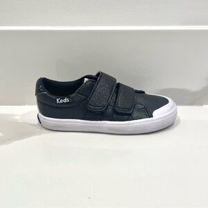 NWOB Keds Courtney Black Shimmer Sneakers (size 7.5)